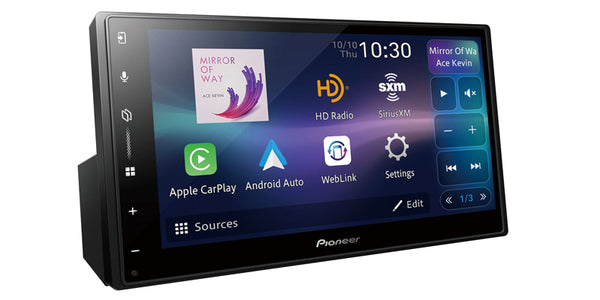 Pioneer DMH-W3050NEX In-Dash Multimedia Receiver with 6.8" LED Touchscreen Display