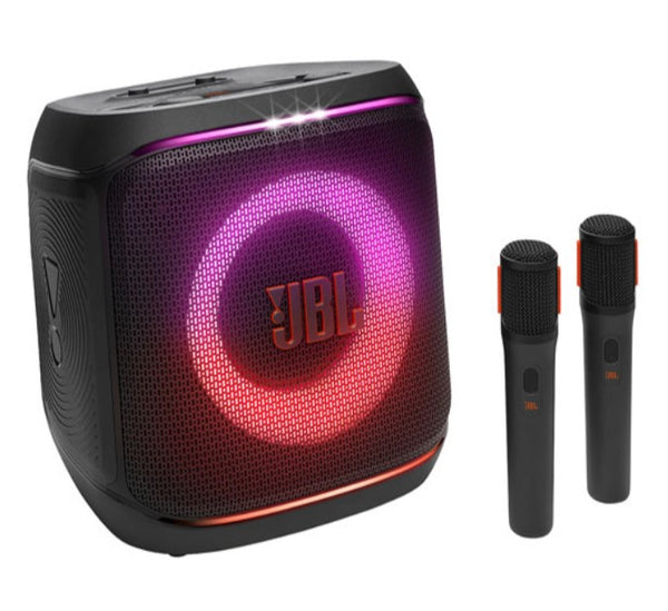 JBL PartyBox Encore 2 Portable Bluetooth Party Speaker with 2 Wireless Microphones