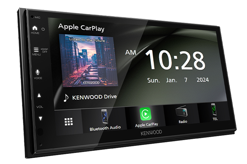 Kenwood DMX40S 6.8" Digital Multimedia Receiver with Apple CarPlay and Android Auto