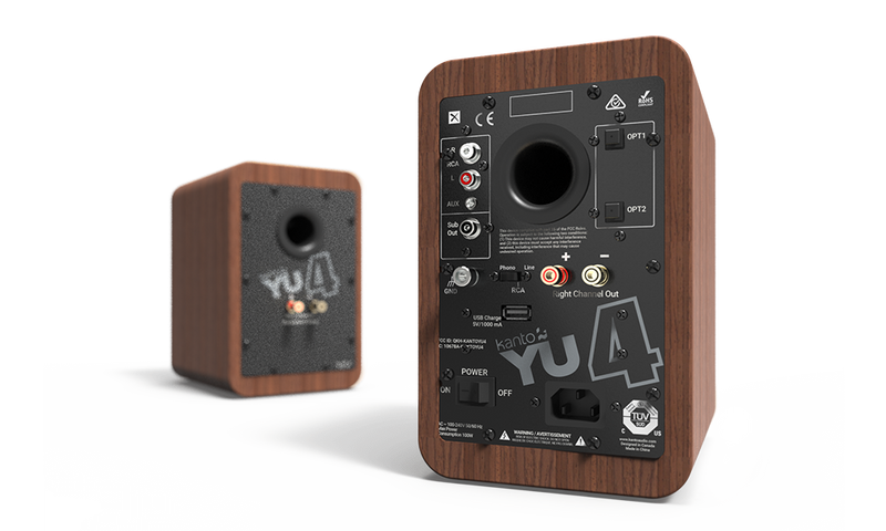 Kanto YU4 Powered Bluetooth Bookshelf Speakers