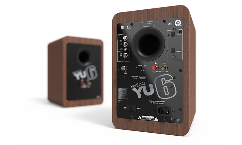 Kanto YU6 Powered Bluetooth Bookshelf Speakers