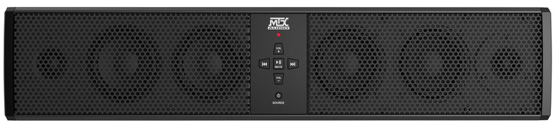 MTX MUD6SPBT Universal 6 Speaker All Weather Sound Bar with Bluetooth