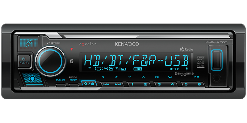 Kenwood KMM-X705 HD Radio/F&R USB