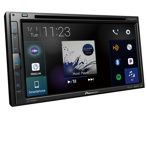 Pioneer AVH-2550NEX Multimedia DVD Receiver with 6.8" WVGA Display, Apple CarPlay™, Android Auto™, Built-in Bluetooth®, SiriusXM-Ready™, iDataLink® Maestro™ and Remote Control Included