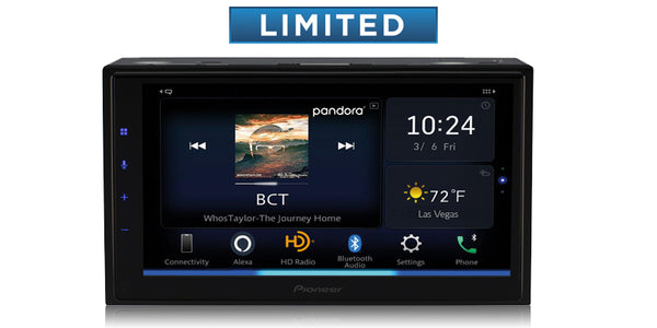 Pioneer DMH-W4660NEX Flagship In-Dash Multimedia Receiver with 6.8" WVGA Capacitive Touchscreen Display