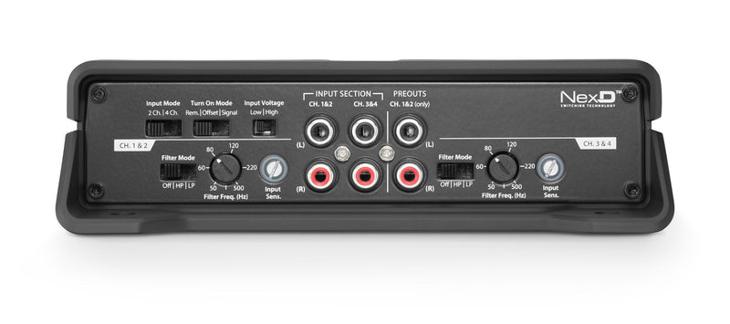JL Audio JD400/4 4 Ch. Class D Full-Range Amplifier, 400 W