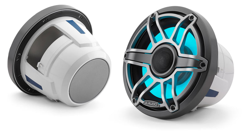 JL Audio M6-880X 8.8-inch (224 mm) Marine Coaxial Speakers with Transflective™ LED Lighting