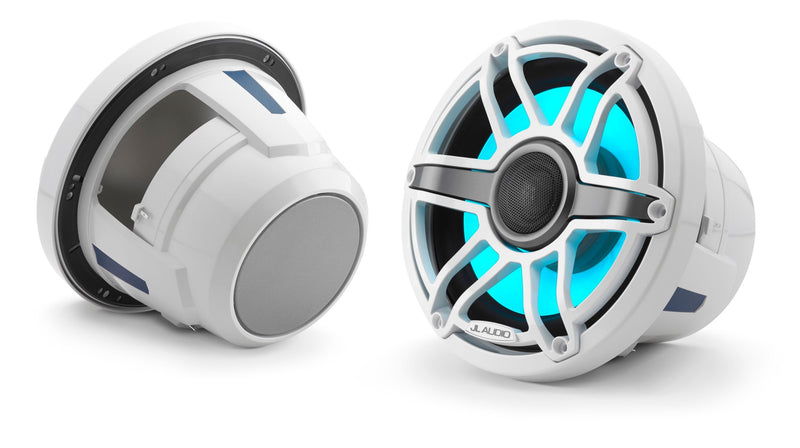 JL Audio M6-880X 8.8-inch (224 mm) Marine Coaxial Speakers with Transflective™ LED Lighting