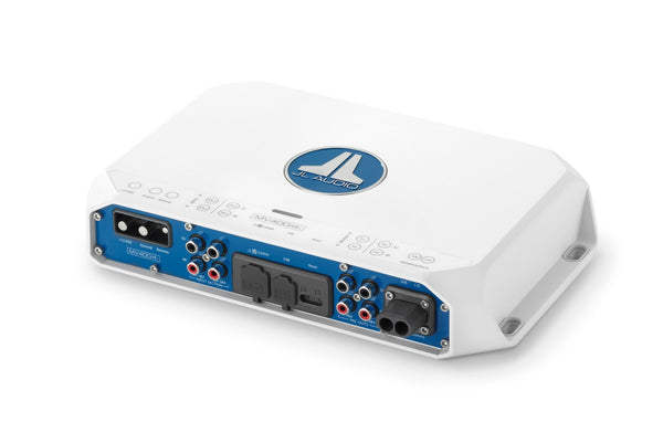 JL Audio MV400/4i 4 Ch. Class D Full-Range Marine Amplifier with Integrated DSP, 400 W