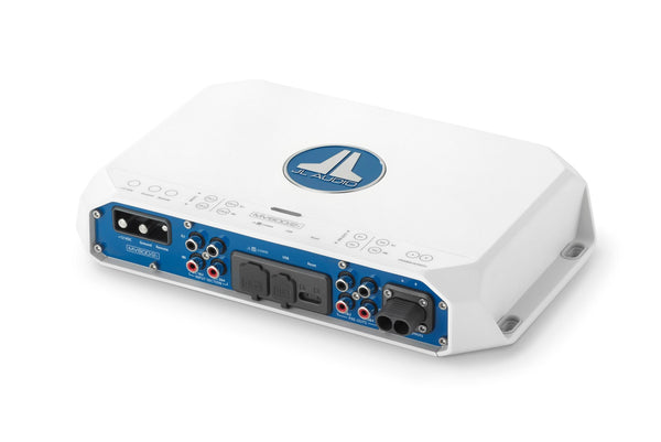 JL Audio MV600/2i 2 Ch. Class D Full-Range Marine Amplifier with Integrated DSP, 600 W