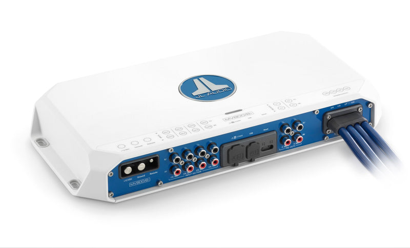 JL Audio MV800/8i 8 Ch. Class D Full-Range Marine Amplifier with Integrated DSP, 800 W