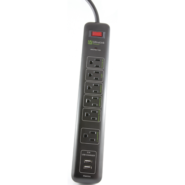 UltraLink PS600U 6-Outlet Surge Protector
