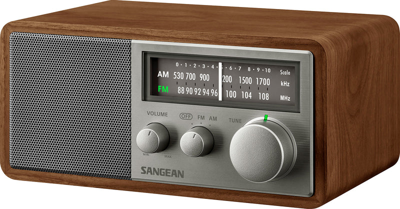 Sangean SG-116 FM / AM Analog Wooden Cabinet Radio