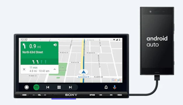 Sony XAV-AX7000 7" Android Auto & Apple Car Play Media Receiver