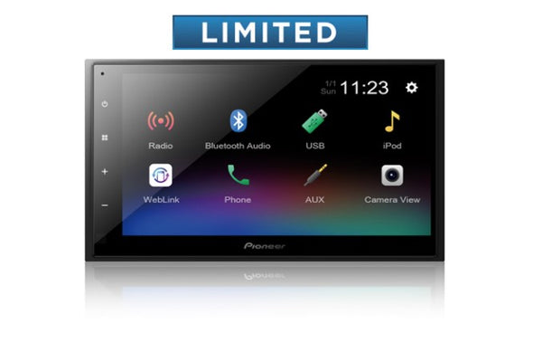 PIONEER DMH-341EX 6.2"- Resistive Glass Touchscreen, Amazon Alexa Bult-in when Paired w DVD Receiver