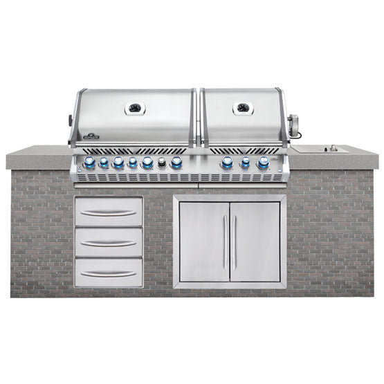 Napoleon Built-In Prestige Pro 825 with Infrared Rear Burner Stainless Steel
