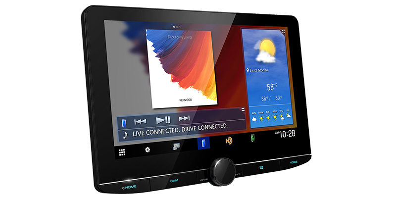 Kenwood DMX1057XR 10.1" Tablet style Floating panel Media player Kenwood Excelon