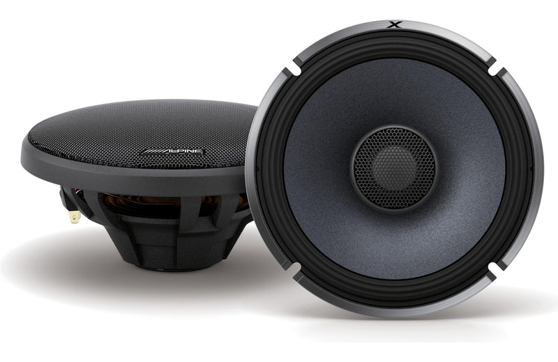 Alpine X-S65 X-Series 6.5 Inch Coaxial 2-Way Speakers