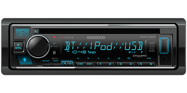Kenwood KDC-X305 CD Receiver With Bluetooth – Advance Electronics