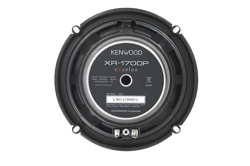 Kenwood XR-1700P eXcelon Reference 6-1/2" Component Speaker Package