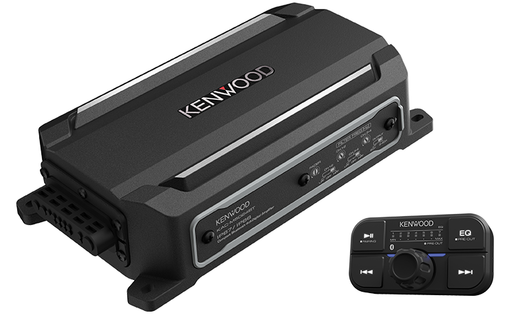 Kenwood KAC-M5024BT Waterproof 4 Channel 300W Micro Power Amp with Bluetooth Control