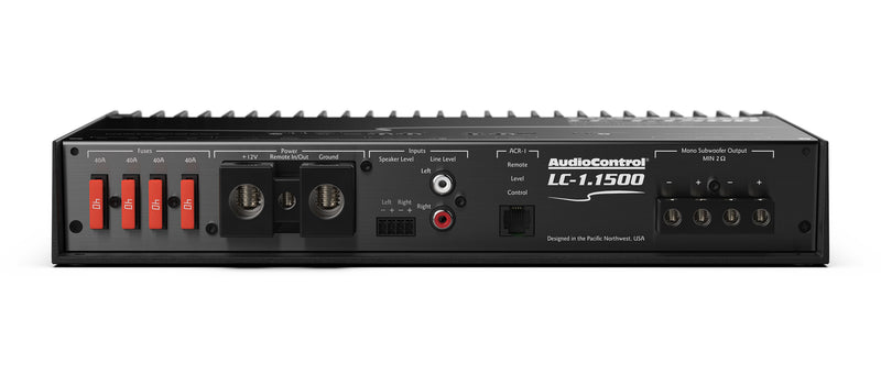 Audiocontrol LC-1.1500 High-Power Mono Amp With Accubass®