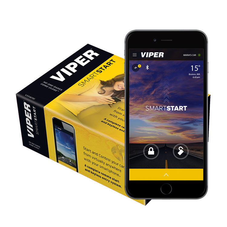 Viper DSM550FR Smart Start Remote Starter System Includes Secure Unlimited Plan With Security System