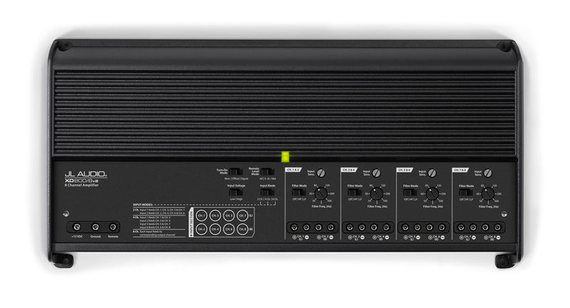 JL Audio XD800/8v2 8 Ch. Class D Full-Range Amplifier - Advance Electronics
 - 4